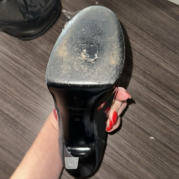 Yves Saint Laurent Tribtoo Platform Moccasin dark grey size 39 - Picture 9 of 12